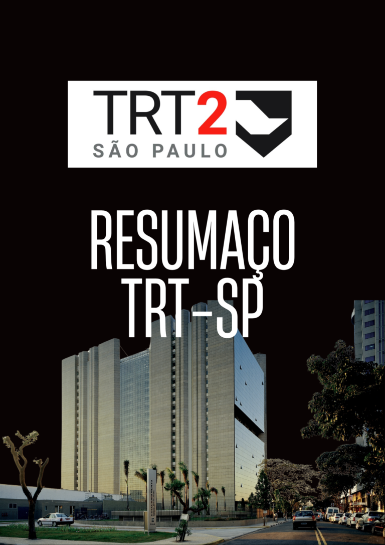 CAPA RESUMAÇO PARTE 1 TRT2